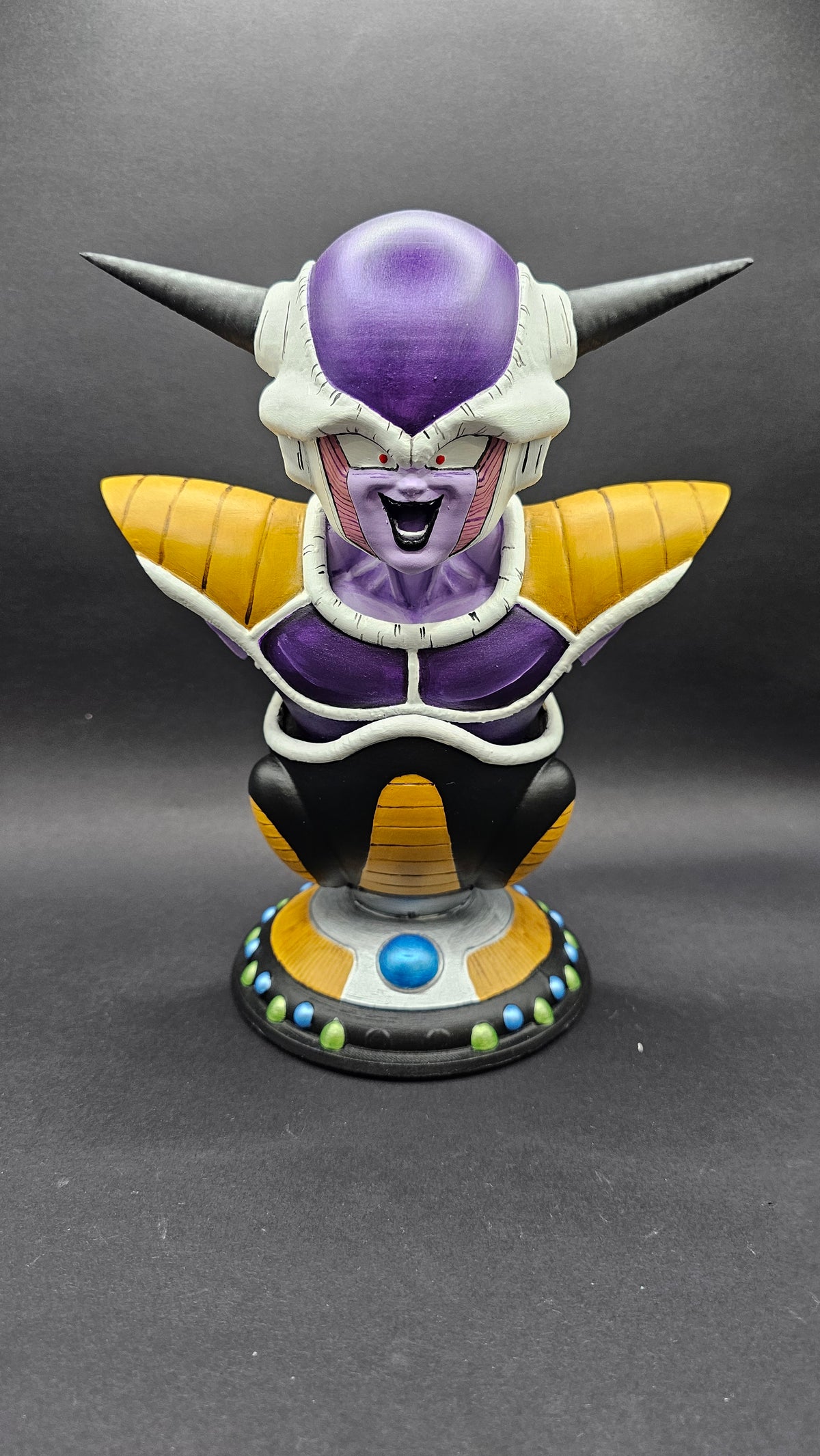 Dragon Ball inspired First Form Frieza Character Bust