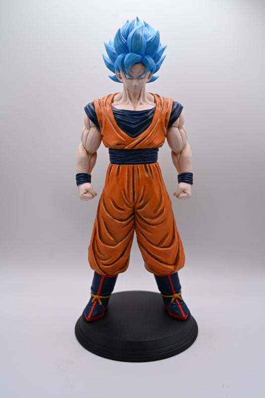 Dragon Ball inspired Super Saiyan Blue Goku Statue