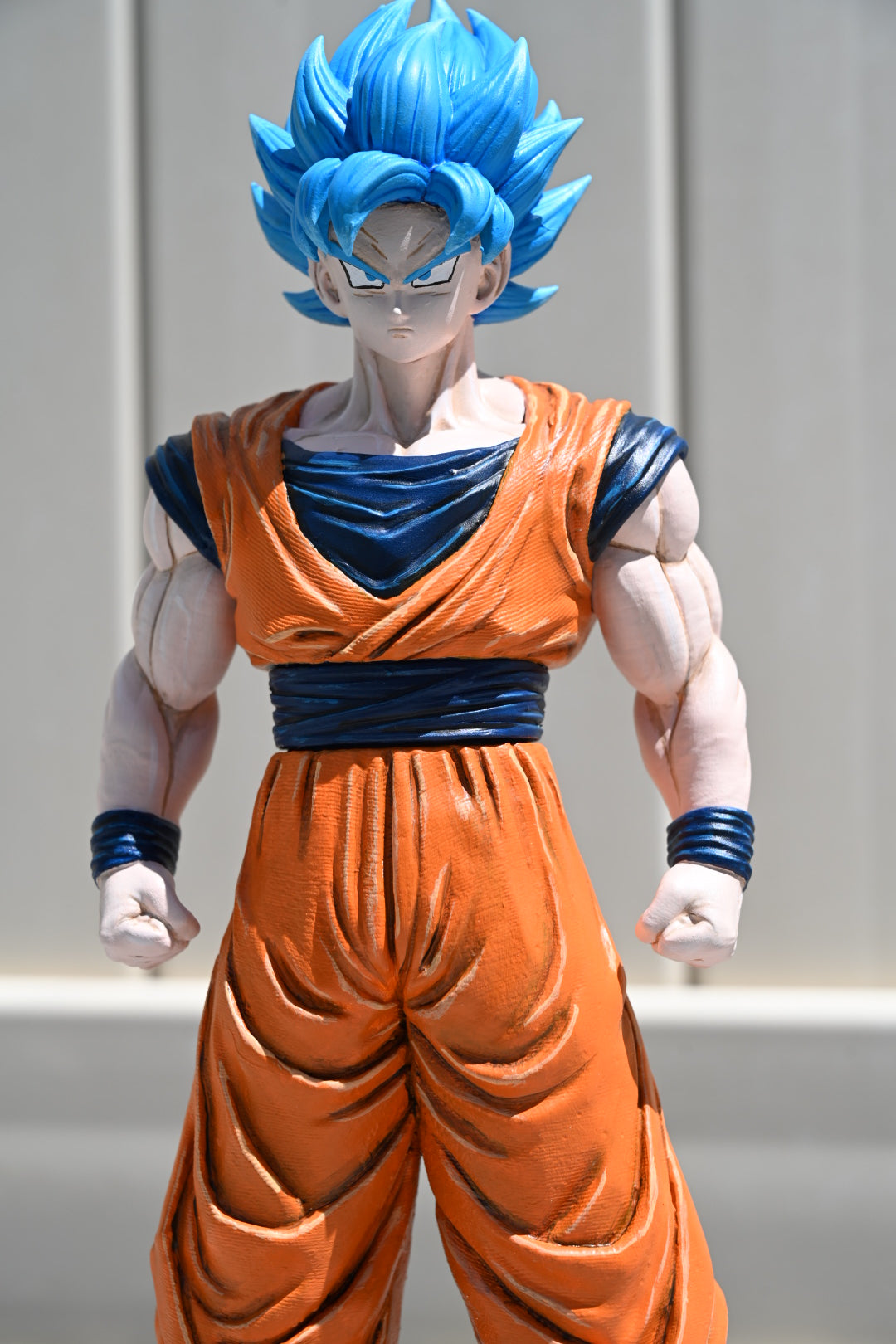 Dragon Ball inspired Super Saiyan Blue Goku Statue