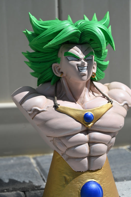 Dragon Ball inspired Broly character Bust