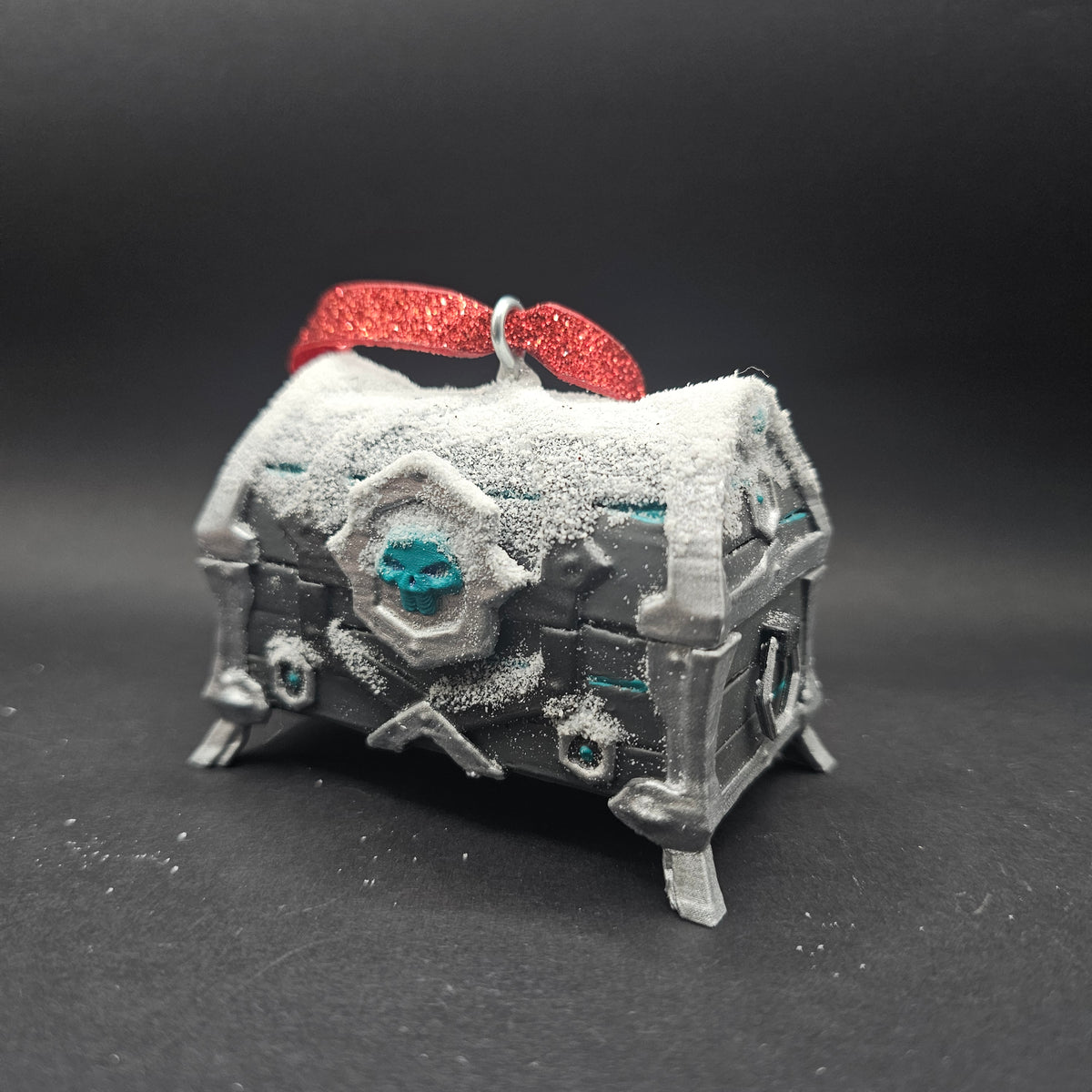 Sea Of Thieves Inspired painted Treasure Chest Christmas Decorations