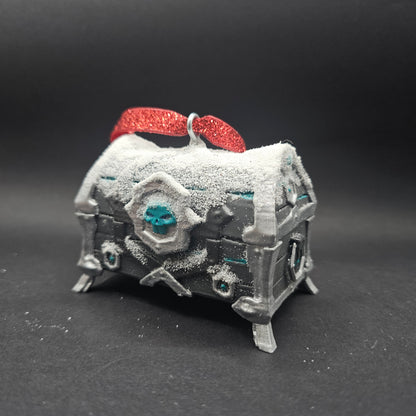 Sea Of Thieves Inspired painted Treasure Chest Christmas Decorations