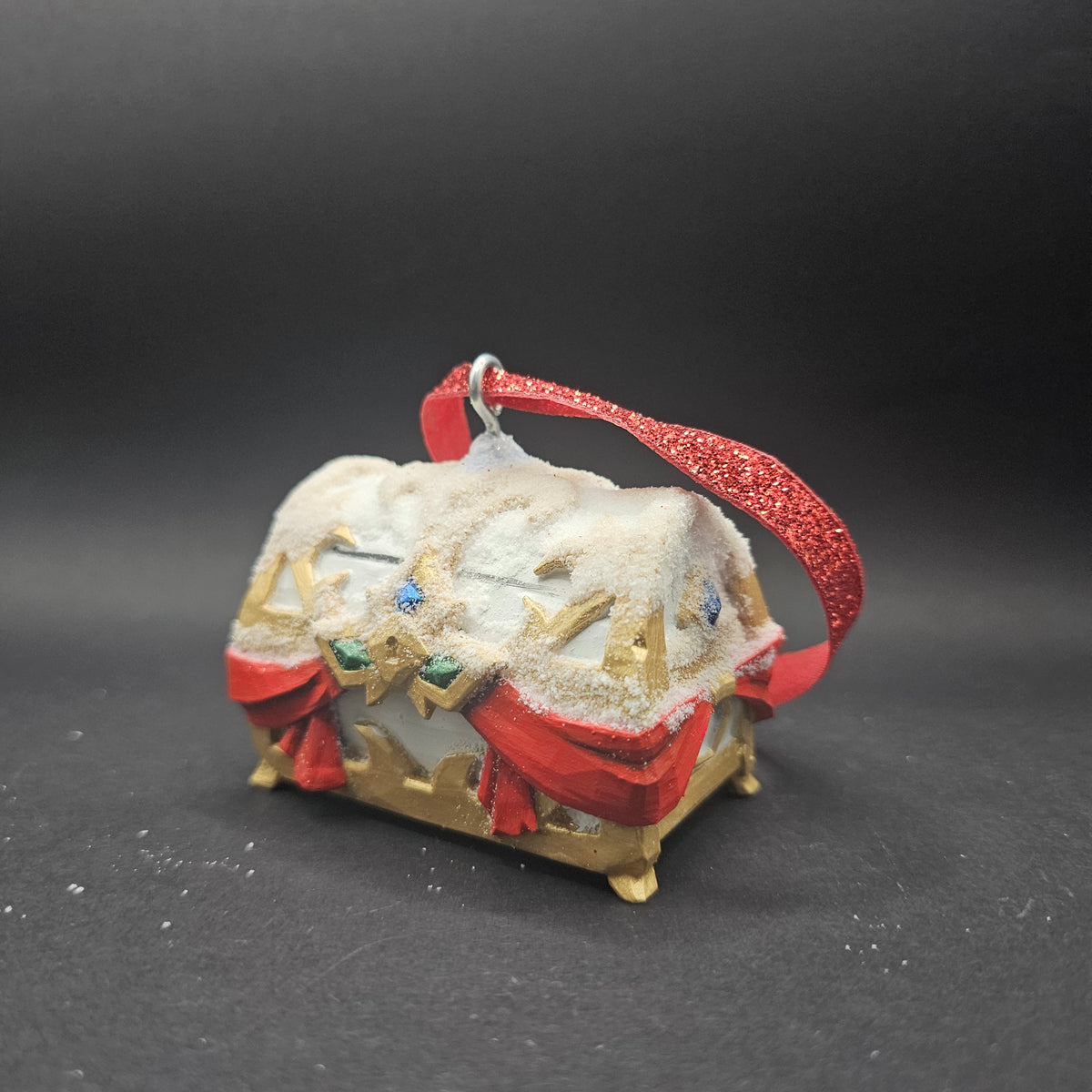 Sea Of Thieves Inspired painted Treasure Chest Christmas Decorations