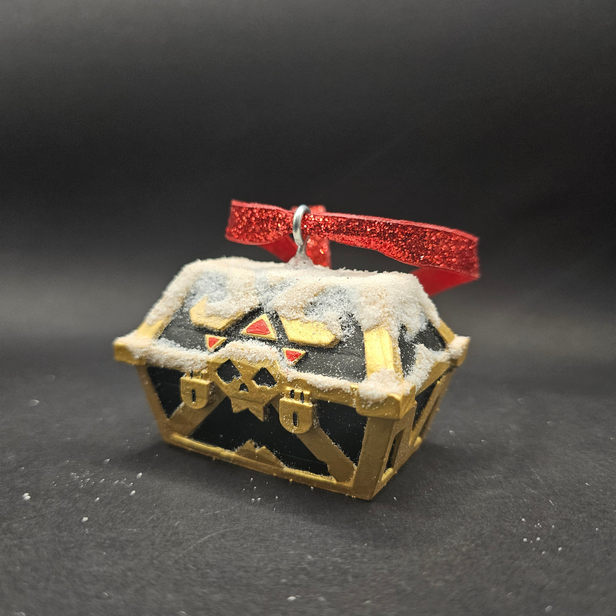 Sea Of Thieves Inspired painted Treasure Chest Christmas Decorations