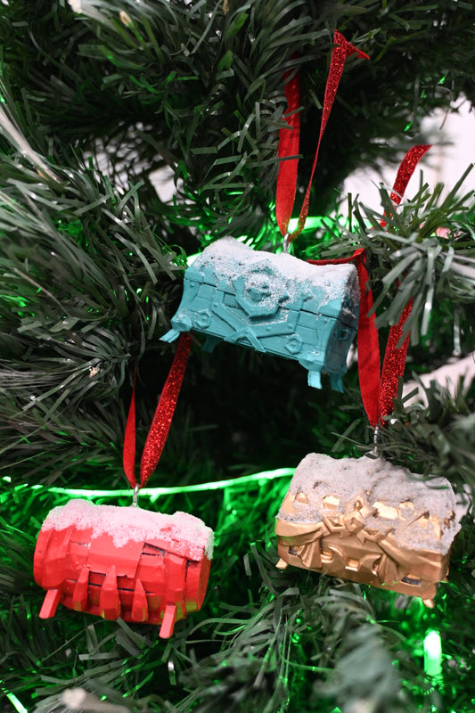 Sea Of Thieves Inspired Treasure Chest Christmas Decorations