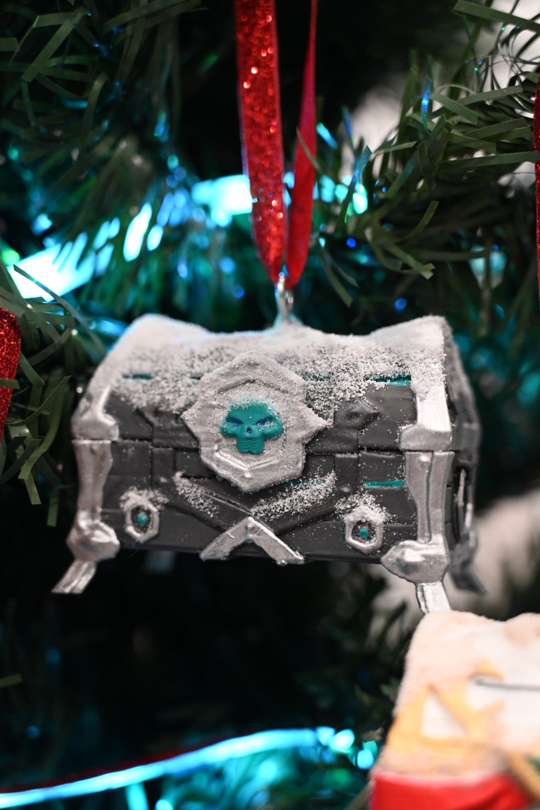 Sea Of Thieves Inspired painted Treasure Chest Christmas Decorations