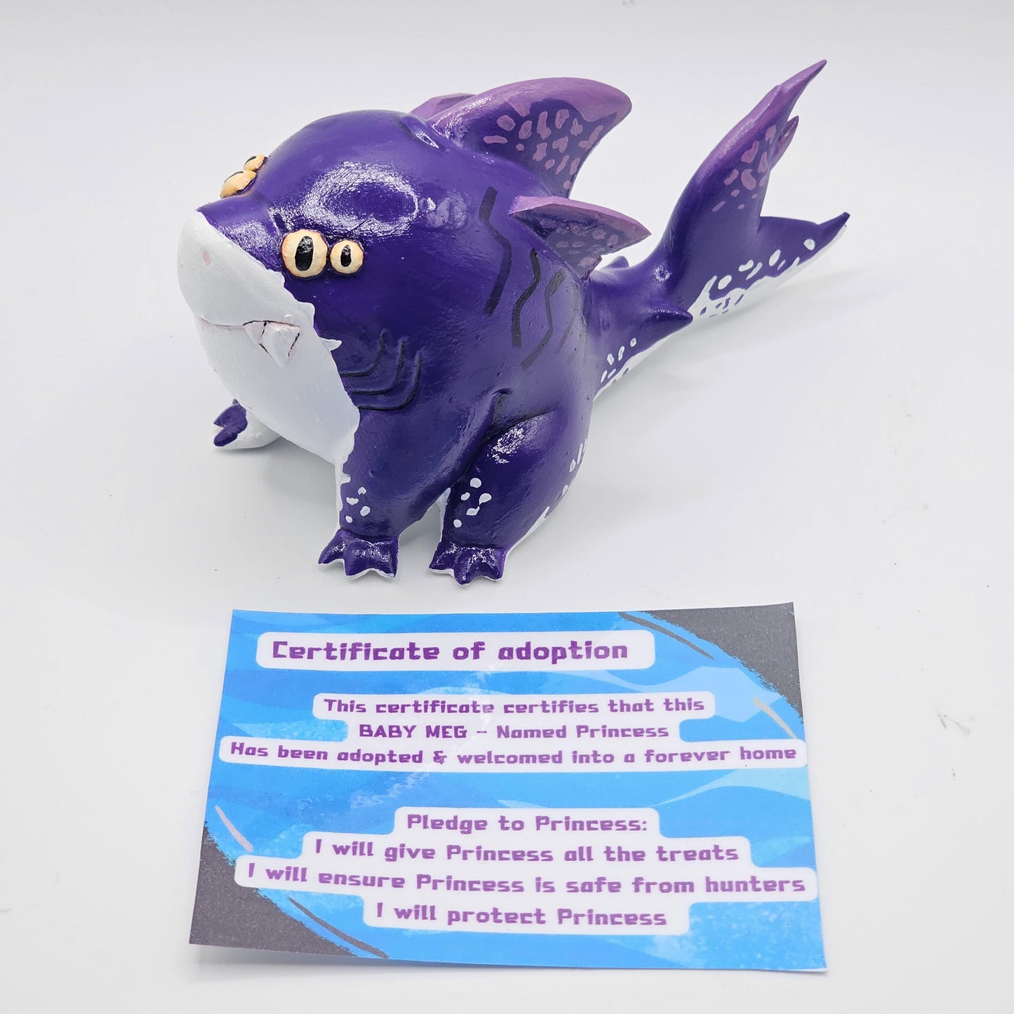 Sea Of Thieves Inspired Mini baby Megalodons