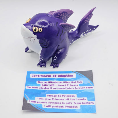 Sea Of Thieves Inspired Mini baby Megalodons