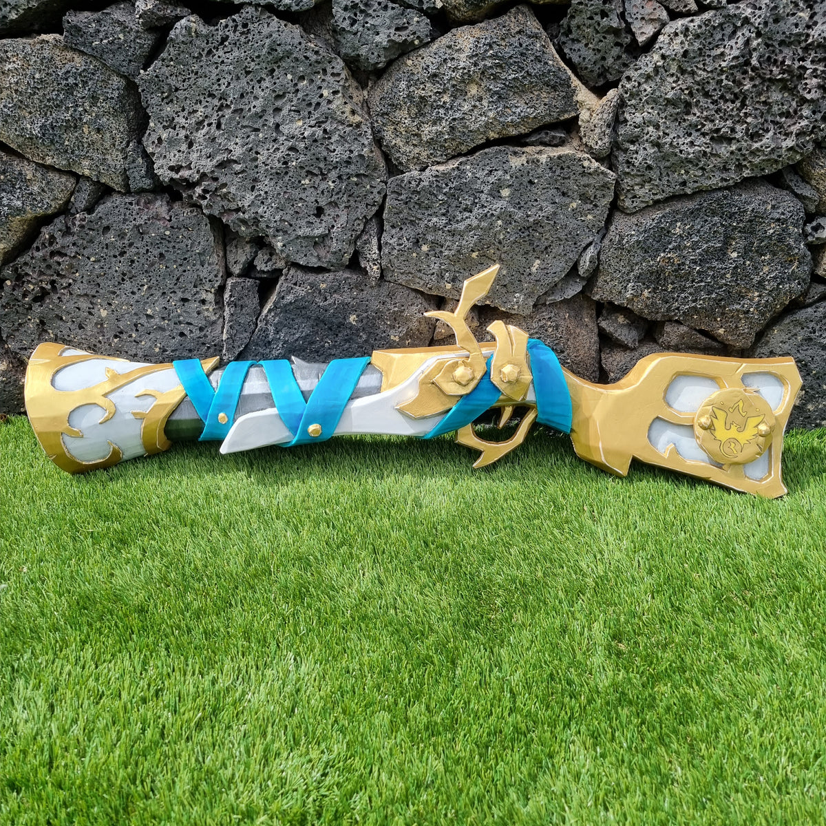 Sea Of Thieves Inspired Life Size Gilded Phoenix Blunderbuss