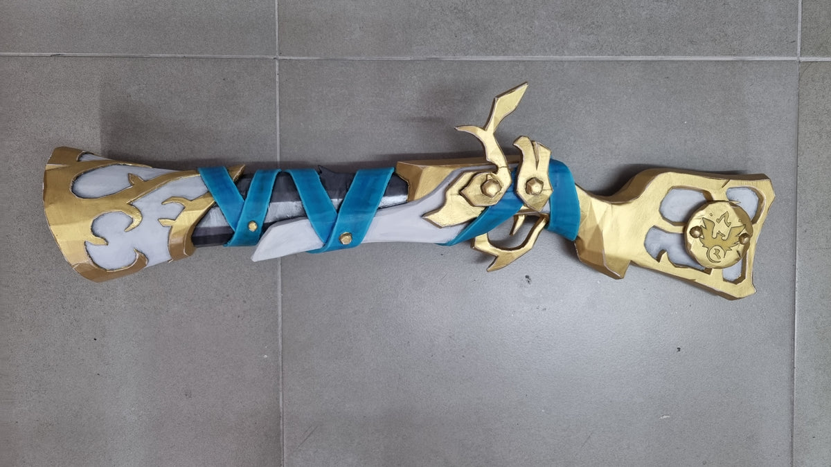 Sea Of Thieves Inspired Life Size Gilded Phoenix Blunderbuss