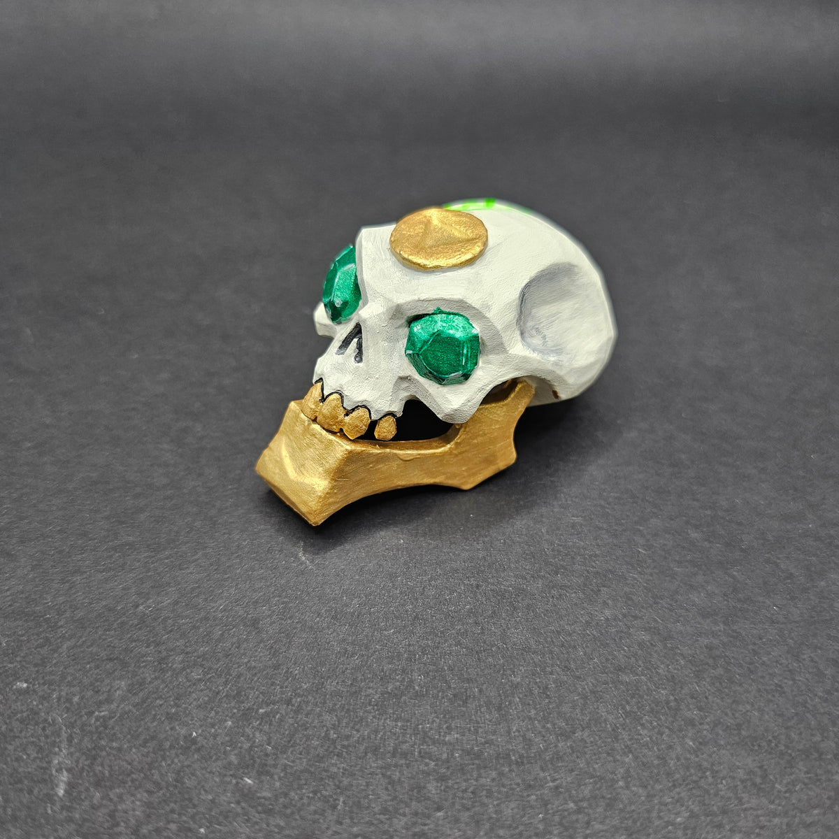 Sea Of Thieves Inspired Mini Gold Hoarder Skull