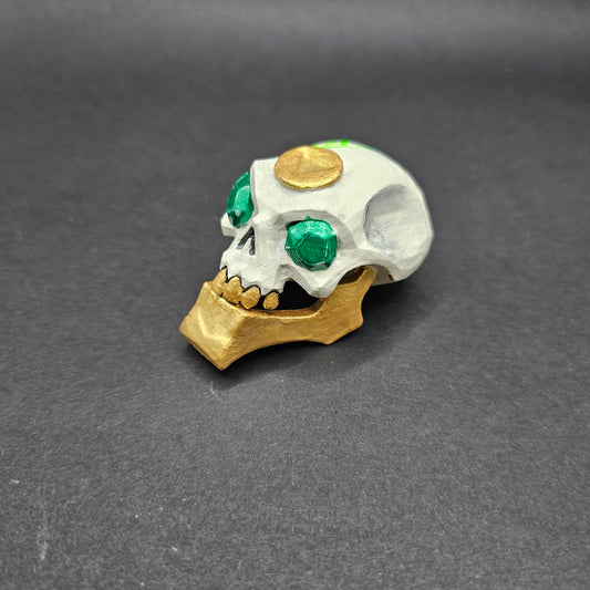 Sea Of Thieves Inspired Mini Gold Hoarder Skull