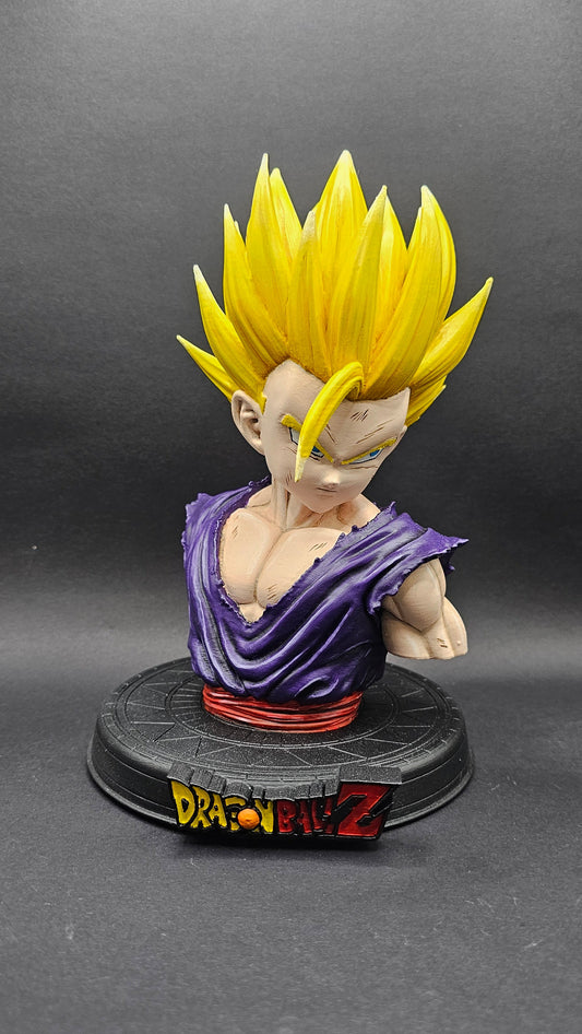 Dragon Ball inspired Super Saiyan 2 Gohan Character Bust