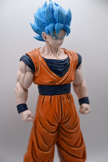 Dragon Ball inspired Super Saiyan Blue Goku Statue