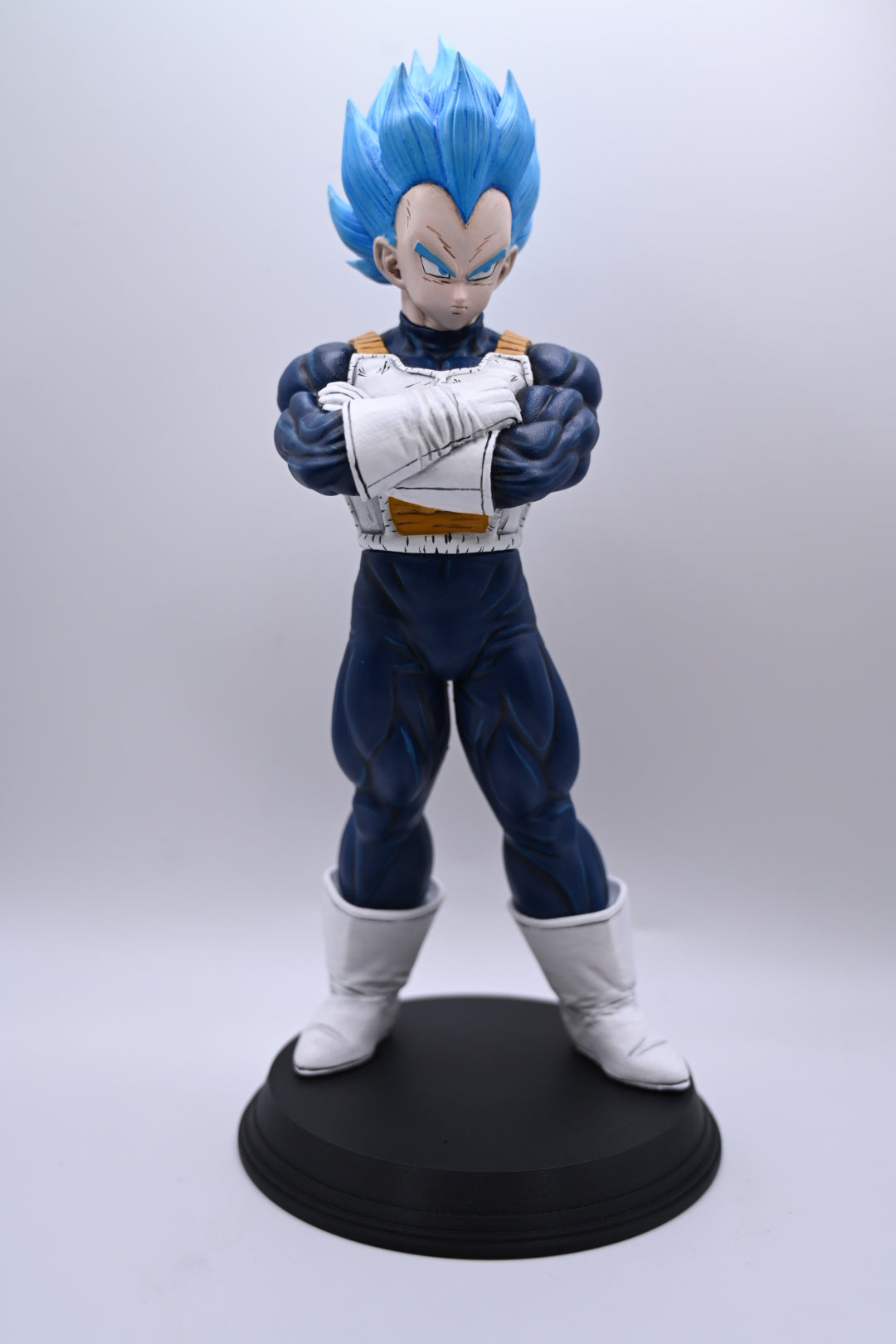 Dragon Ball inspired Super Saiyan Blue Vegeta Statue