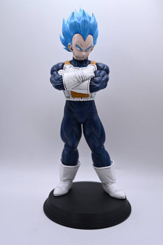 Dragon Ball inspired Super Saiyan Blue Vegeta Statue