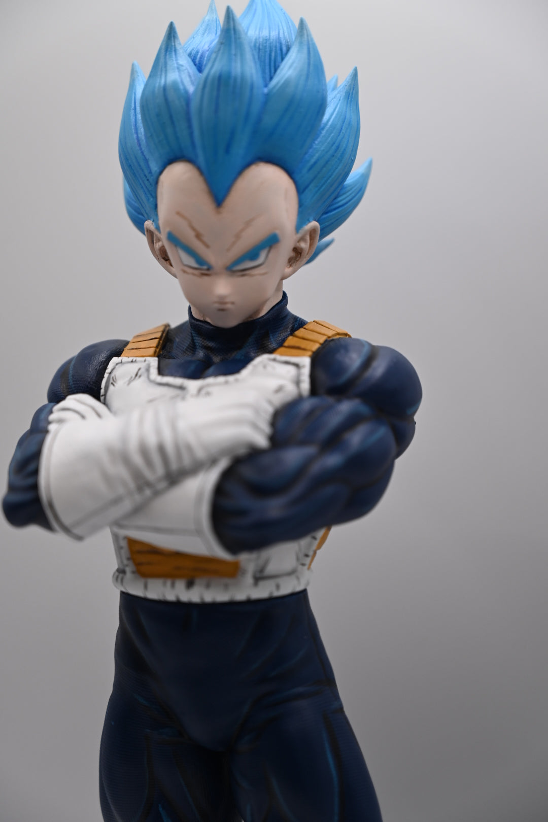Dragon Ball inspired Super Saiyan Blue Vegeta Statue
