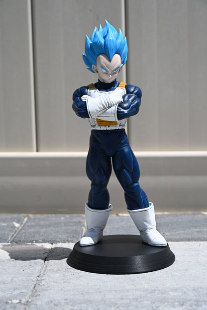 Dragon Ball inspired Super Saiyan Blue Vegeta Statue