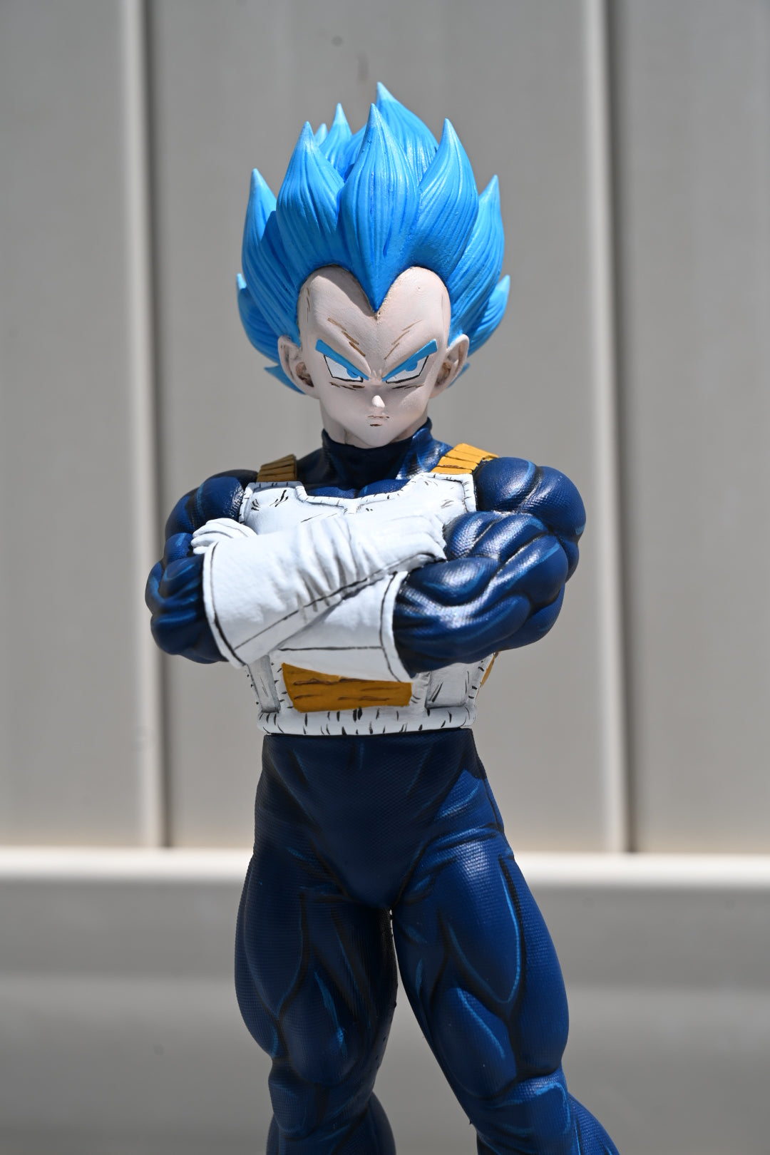 Dragon Ball inspired Super Saiyan Blue Vegeta Statue