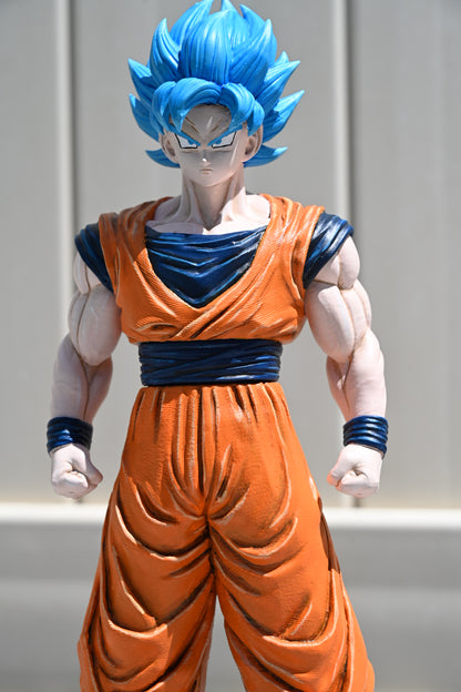 Dragon Ball inspired Super Saiyan Blue Goku Statue