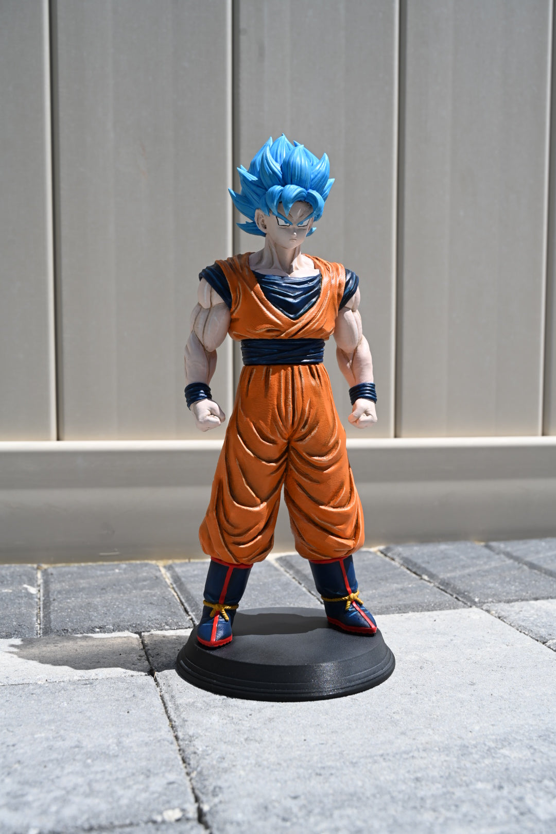 Dragon Ball inspired Super Saiyan Blue Goku Statue