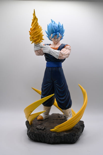 Dragon Ball inspired Super Saiyan Blue Vegito Statue