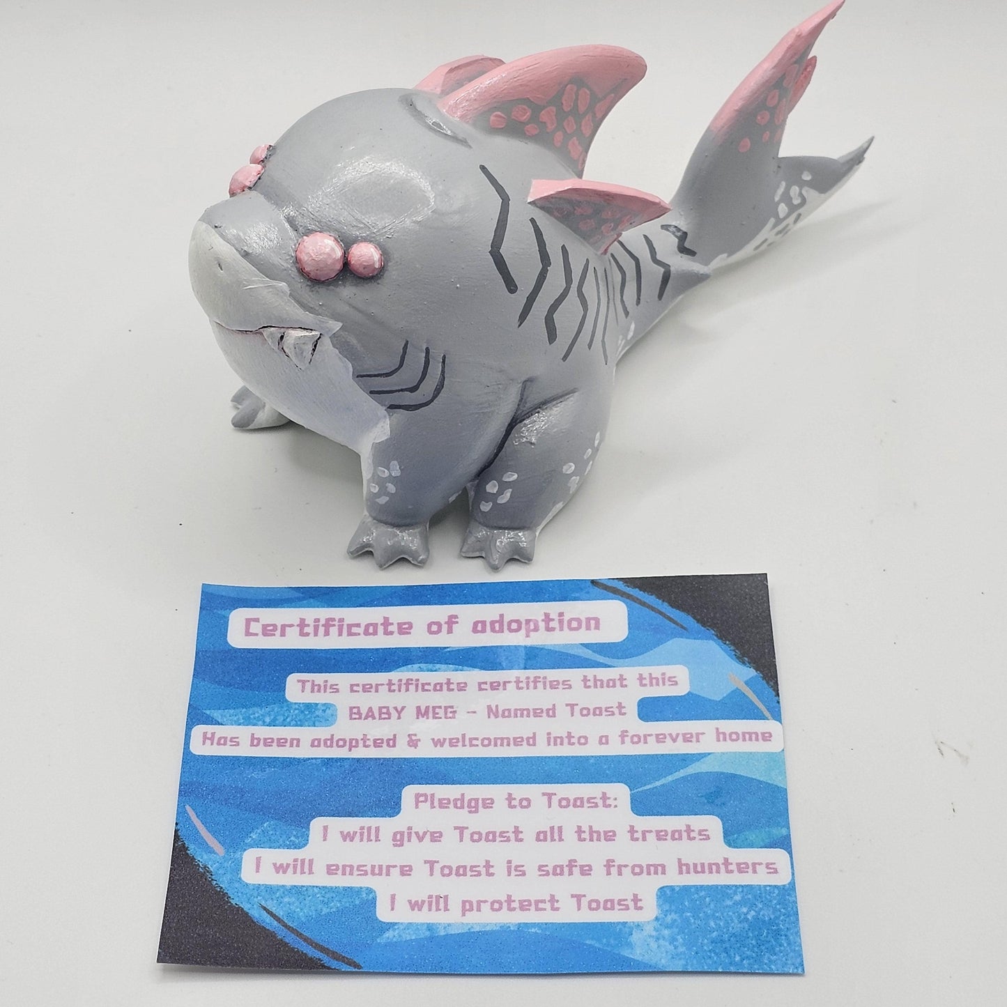 Sea Of Thieves Inspired Mini baby Megalodons