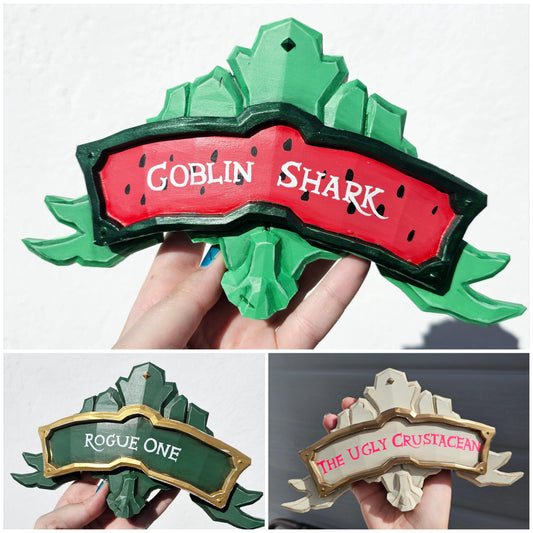 Sea Of Thieves Inspired Custom Ship Crest