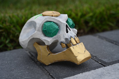 Sea Of Thieves Inspired Gold Hoarder Skull