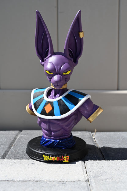 Dragon Ball inspired Lord Beerus Character Bust