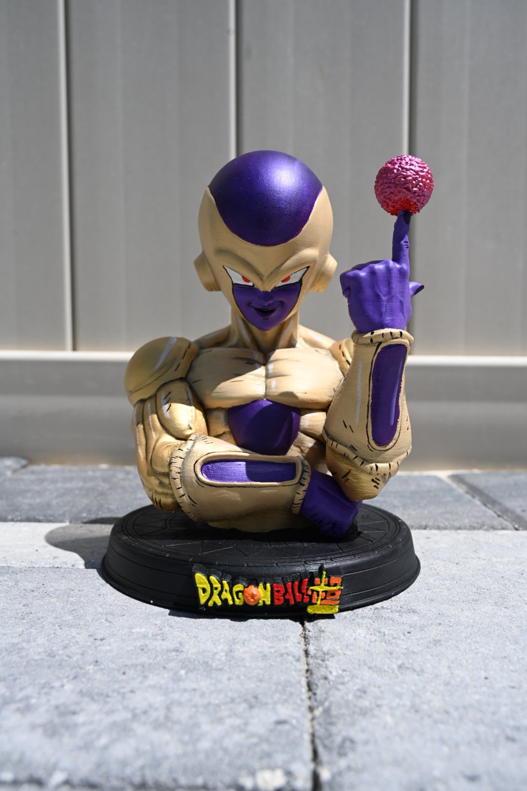 Dragon Ball inspired Golden Frieza character Bust