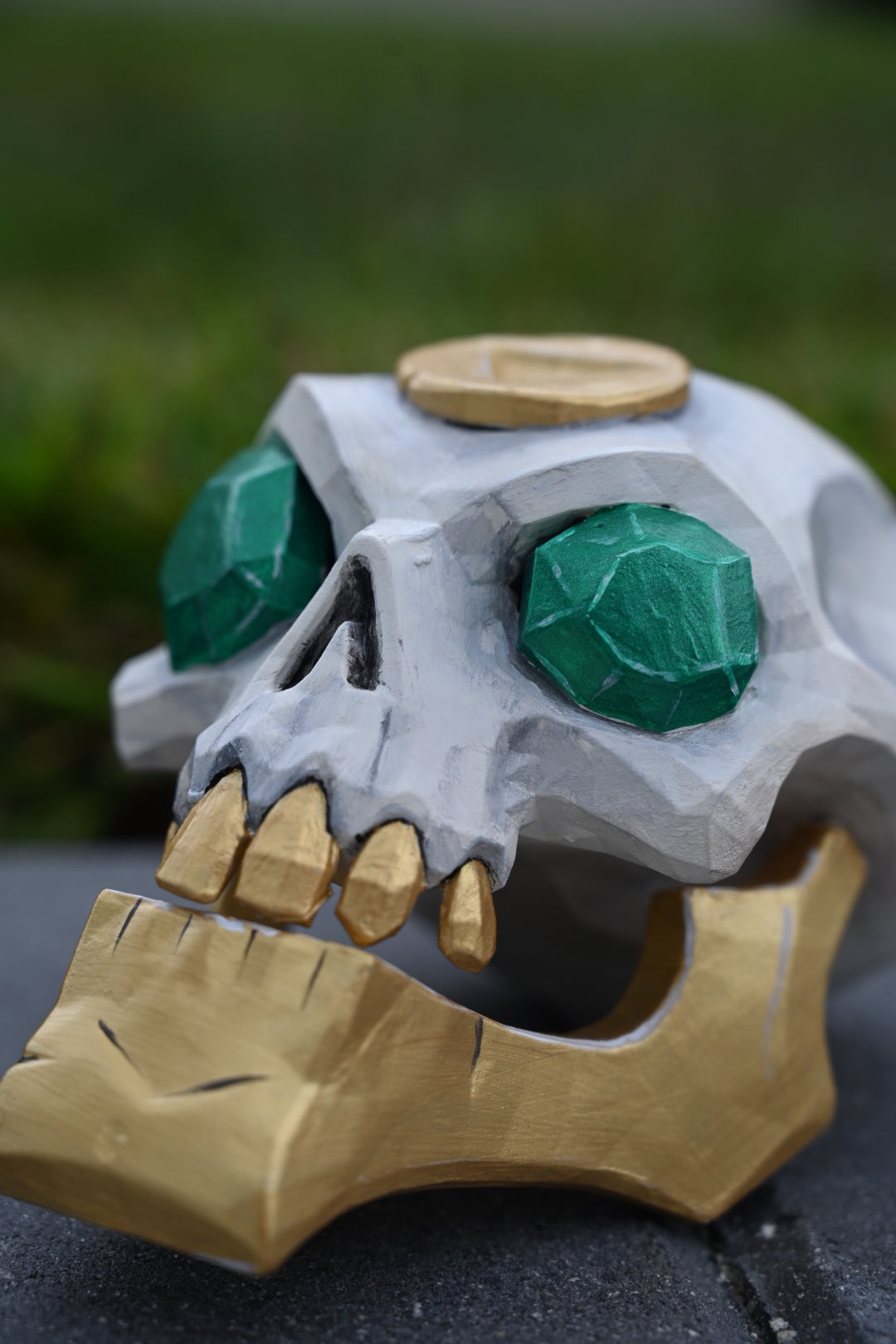 Sea Of Thieves Inspired Gold Hoarder Skull