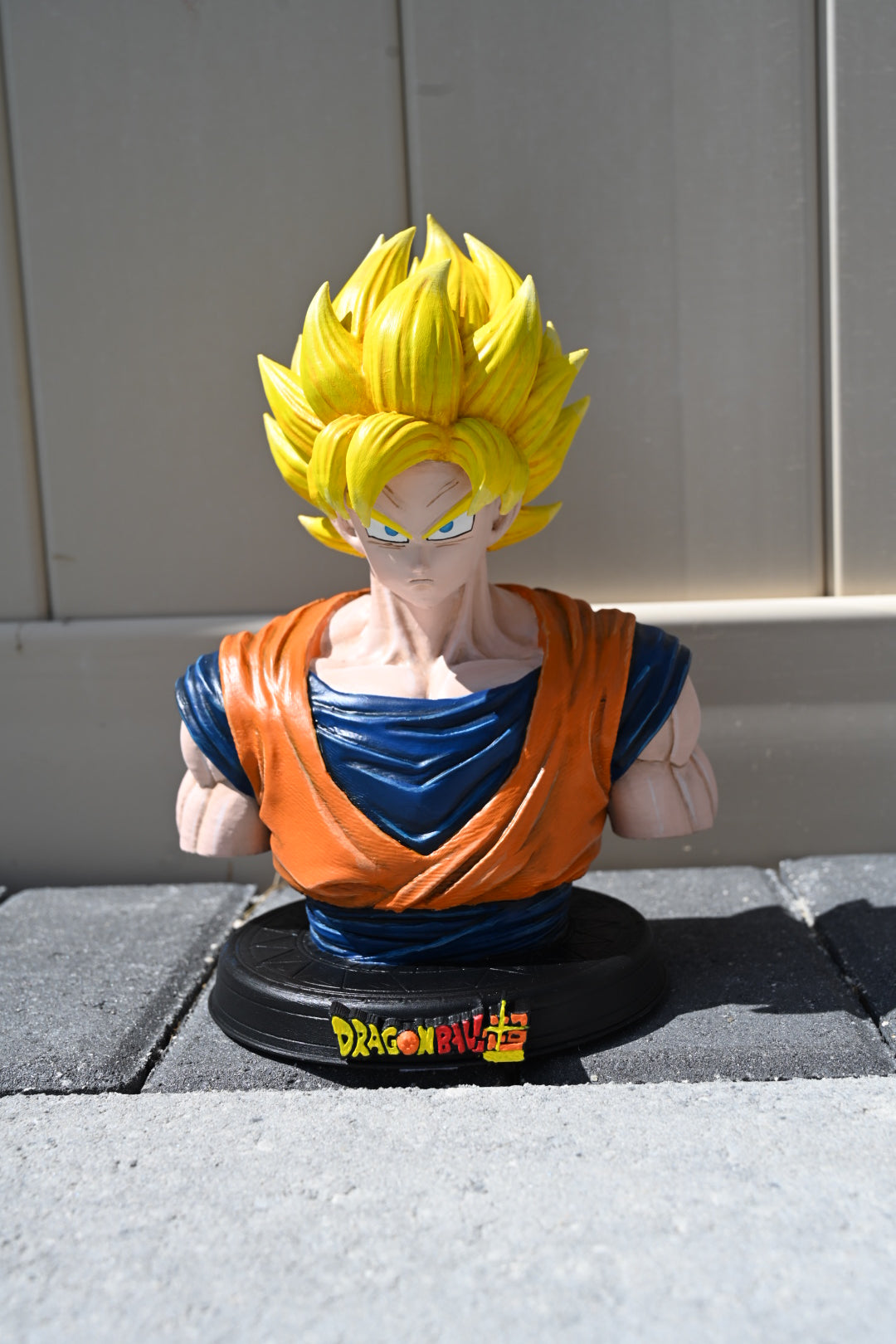 Dragon Ball inspired Super Saiyan Goku Character Bust