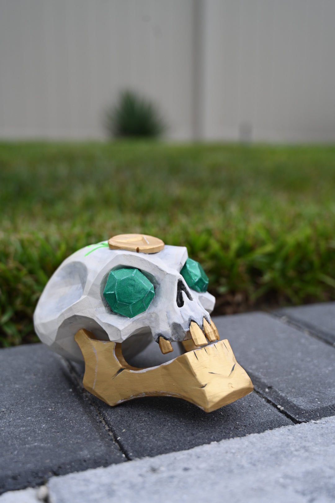 Sea Of Thieves Inspired Gold Hoarder Skull
