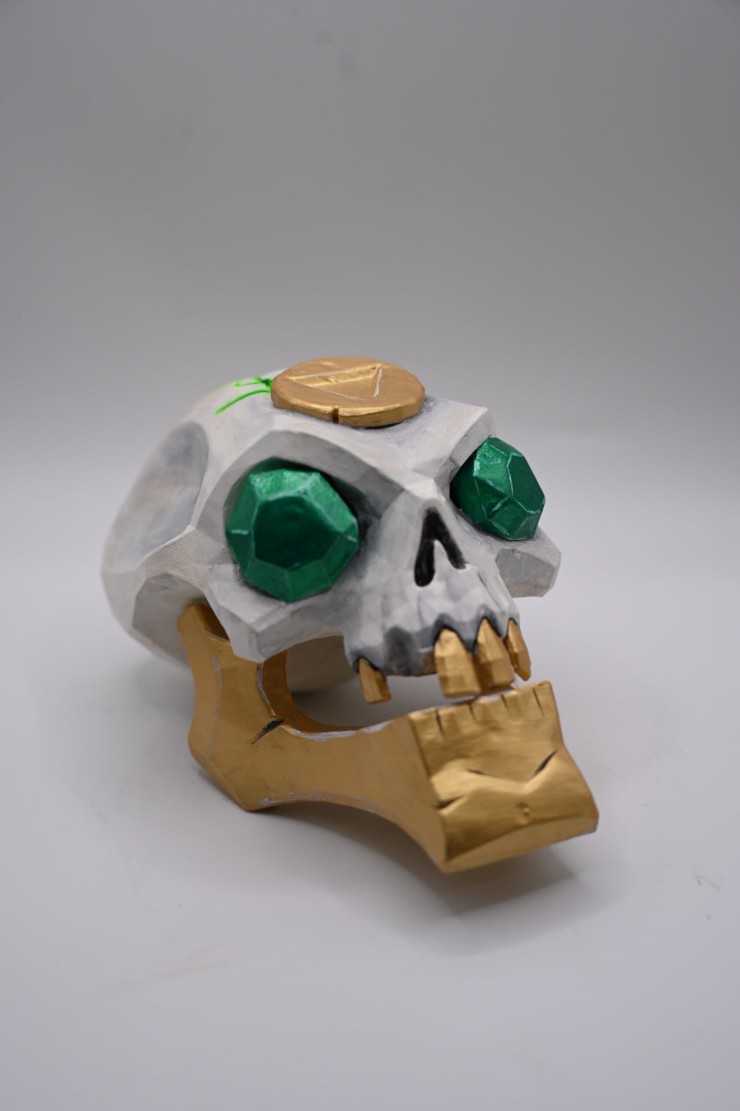 Sea Of Thieves Inspired Gold Hoarder Skull