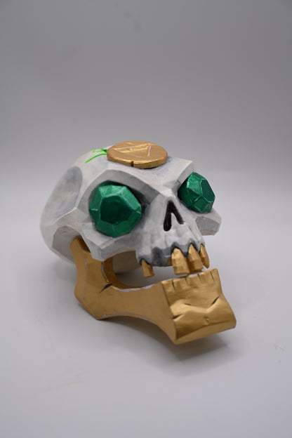 Sea Of Thieves Inspired Gold Hoarder Skull