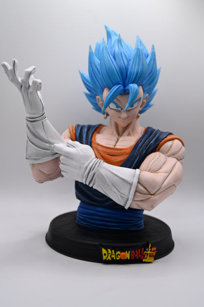 Dragon Ball inspired Super Saiyan Blue Vegito character Bust