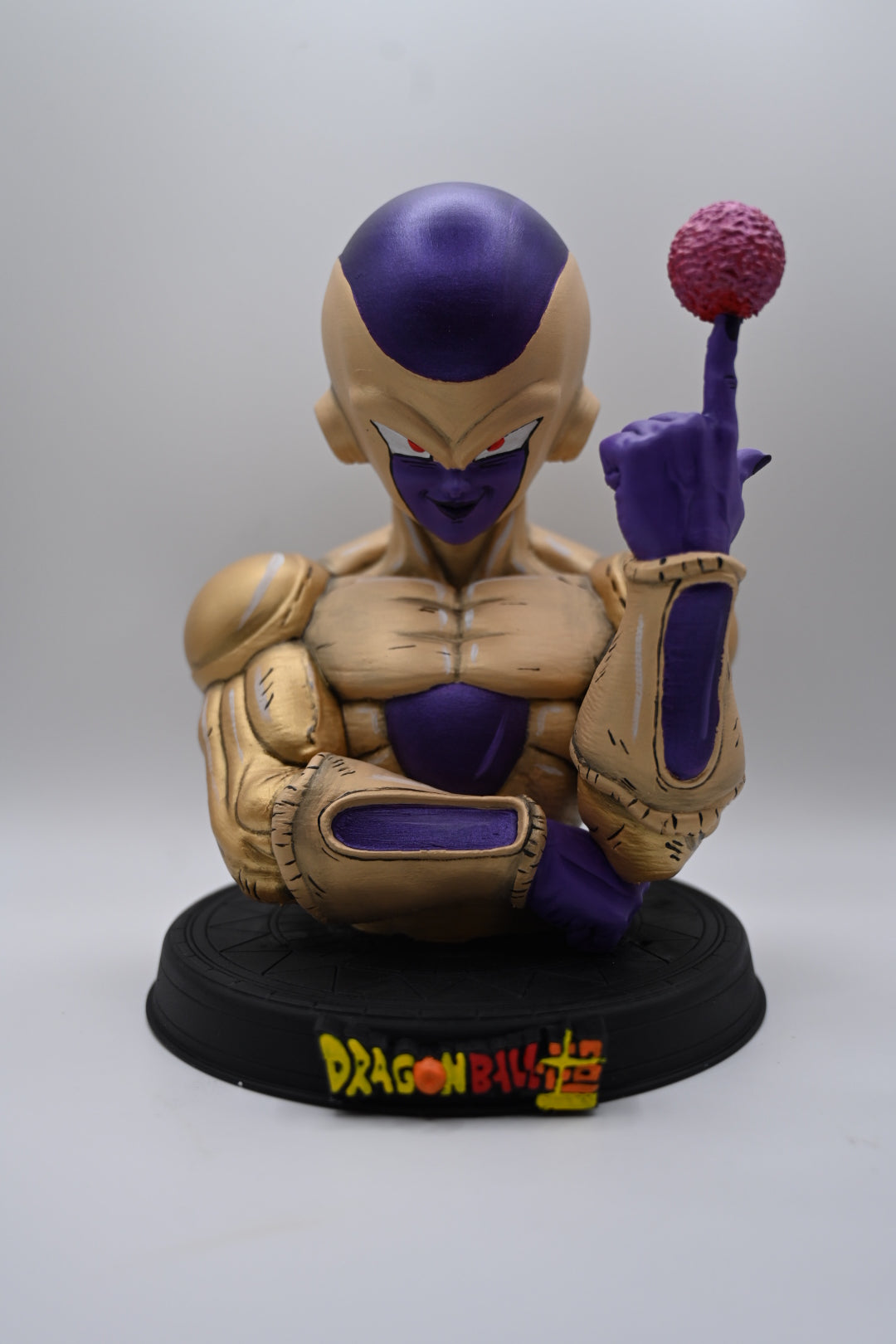 Dragon Ball inspired Golden Frieza character Bust